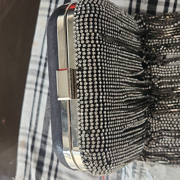New Rhinestone Hard case Evening Bag - Picture 2 of 8